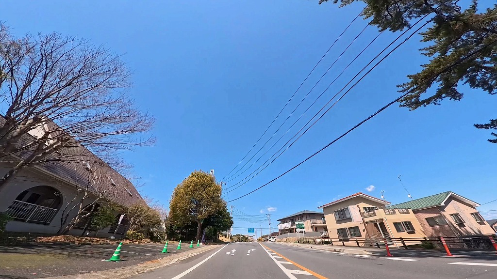 大洗海岸 サンビーチ通り 大洗海岸通り